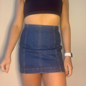 Jean Mini Skirt
